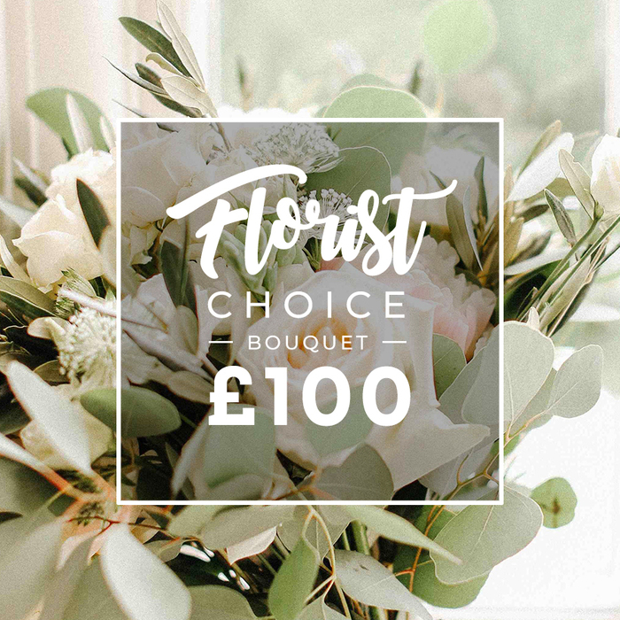 An elegant, square-format interpretation of luxury: a Florist Choice Bouquet, priced at ?100, settles in the frame with a soft, luminous glow. Soft white and pale pink blooms-likely roses or peonies-are lushly layered, each petal plush and velvety, while the surrounding greenery adds depth. The silvery eucalyptus and slender olive branches create a sculptural frame around the blossoms, giving the bouquet a modern, natural poise. The whole composition is bathed in gentle daylight, the background softly blurred to keep the focus tight and intimate. A transparent white square overlay sits at the center, with Florist in a graceful script, then CHOICE in clean capitals, and a line with BOUQUET beneath. Beneath it, a bold ?100 marks the price in easy-to-read type.

This is a premium, bespoke product designed by Flowers Oxford for discerning gift-givers across Oxford, from Jericho to Port Meadow and beyond. The image speaks of celebration-be it a birthday, an anniversary, or a gesture that marks a moment-delivered with the assurance of fresh blooms and punctual service. The bouquet conveys luxury without fuss, a refined choice for those who value texture, scent, and subtle elegance as part of a heartfelt message. It's a bouquet that invites the recipient to pause, inhale the clean floral notes, and feel seen, cared for, and celebrated by a local expert who understands Oxford's rhythms.